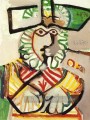 Buste d homme au chapeau 2 1970 Cubisme